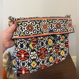Vera Bradley convertible tote in Sun Valley with crossbody strap